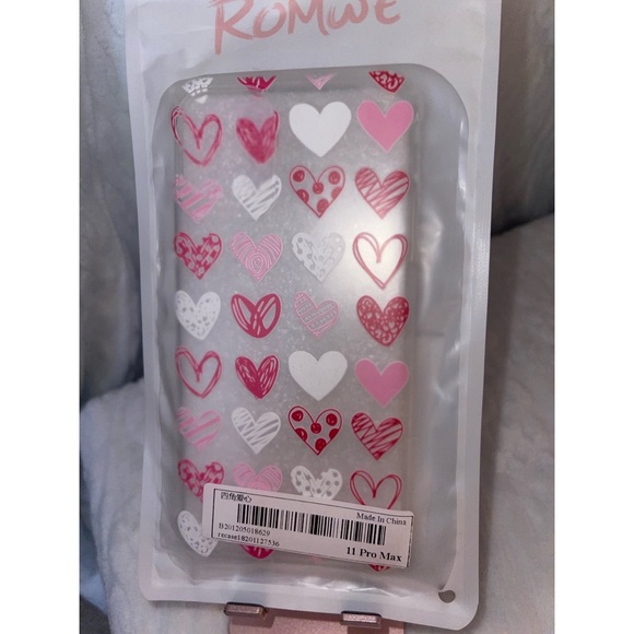 Valentines Hearts Clear iPhone 11 Pro Max Case ❤️ - Picture 17 of 17